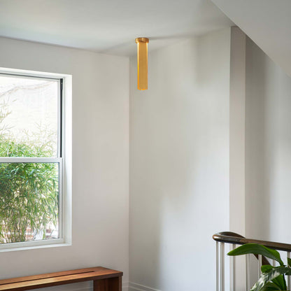 Delta LED Flush Mount Ceiling Light in living room.