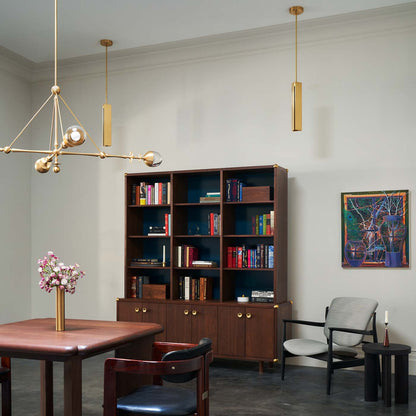 Delta LED Pendant Light in living room.
