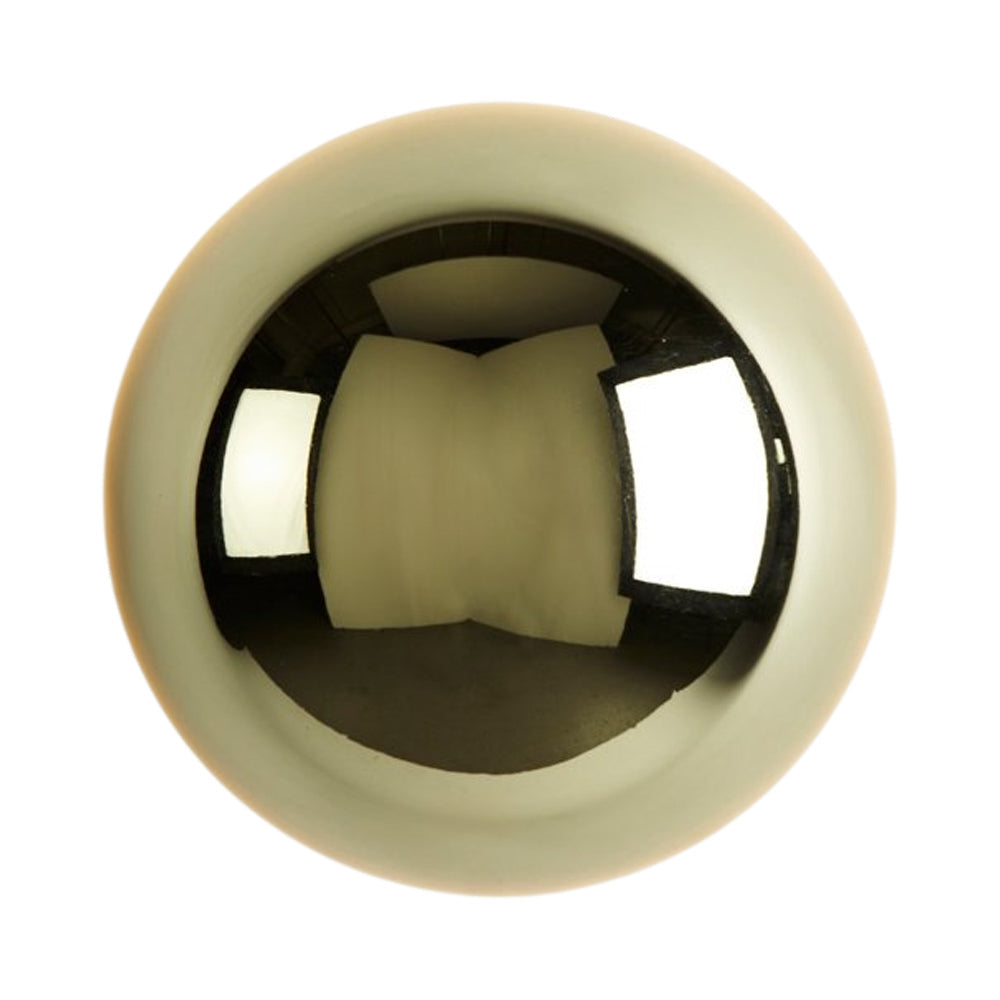 Eclipse Fixed LED Wall Light in Polished Brass.