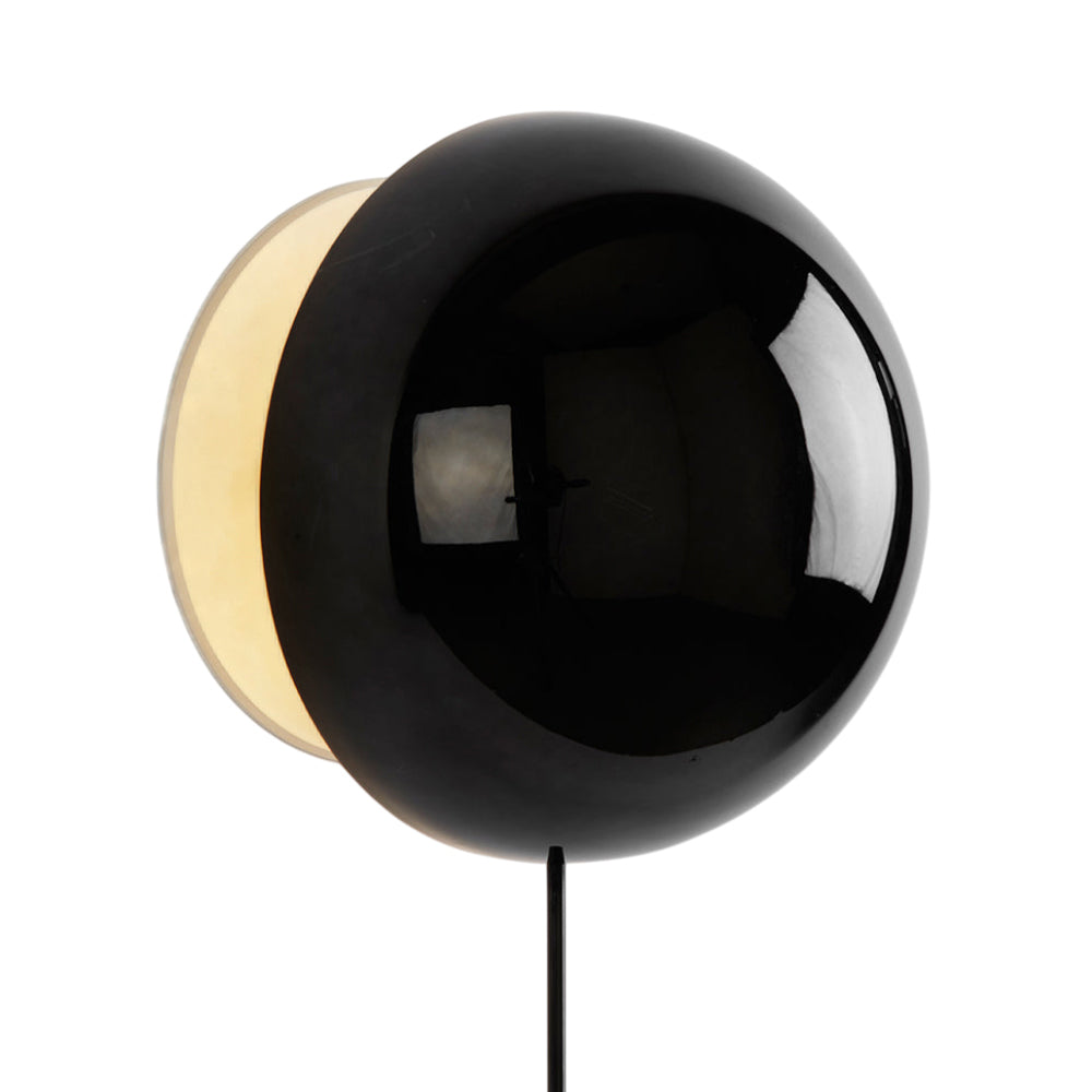Eclipse LED Wall Light in Black.