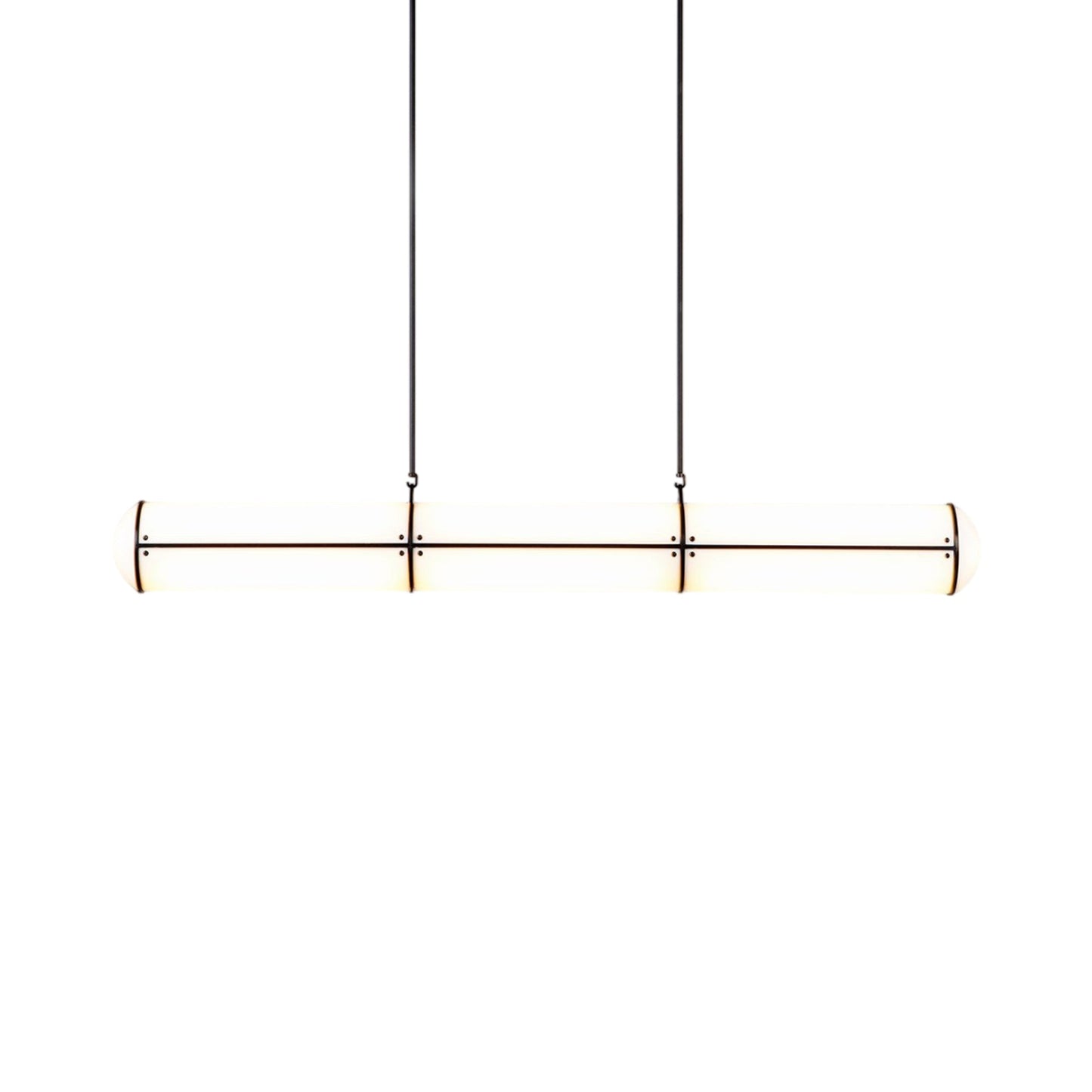 Endless Linear LED Pendant Light in Black (58-Inch).