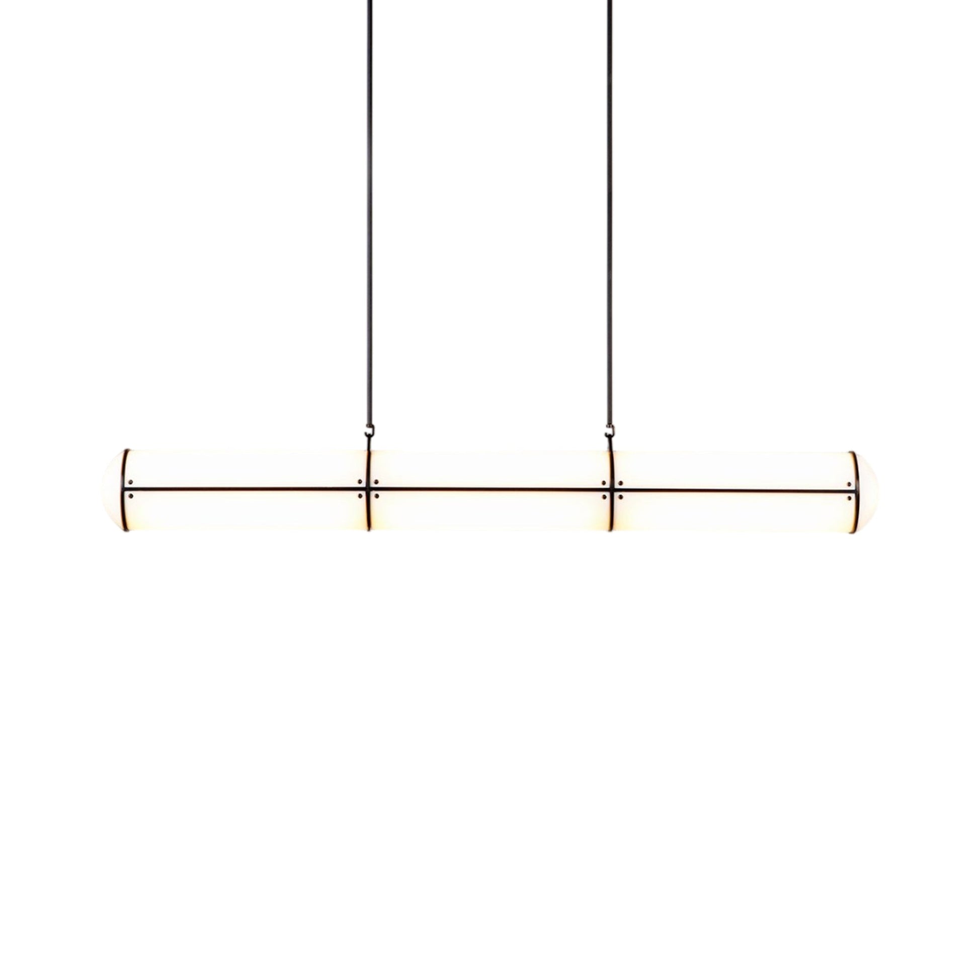 Endless Linear LED Pendant Light in Black (58-Inch).