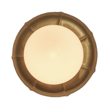 Epoch Wall Light in Unlacquered Brass.