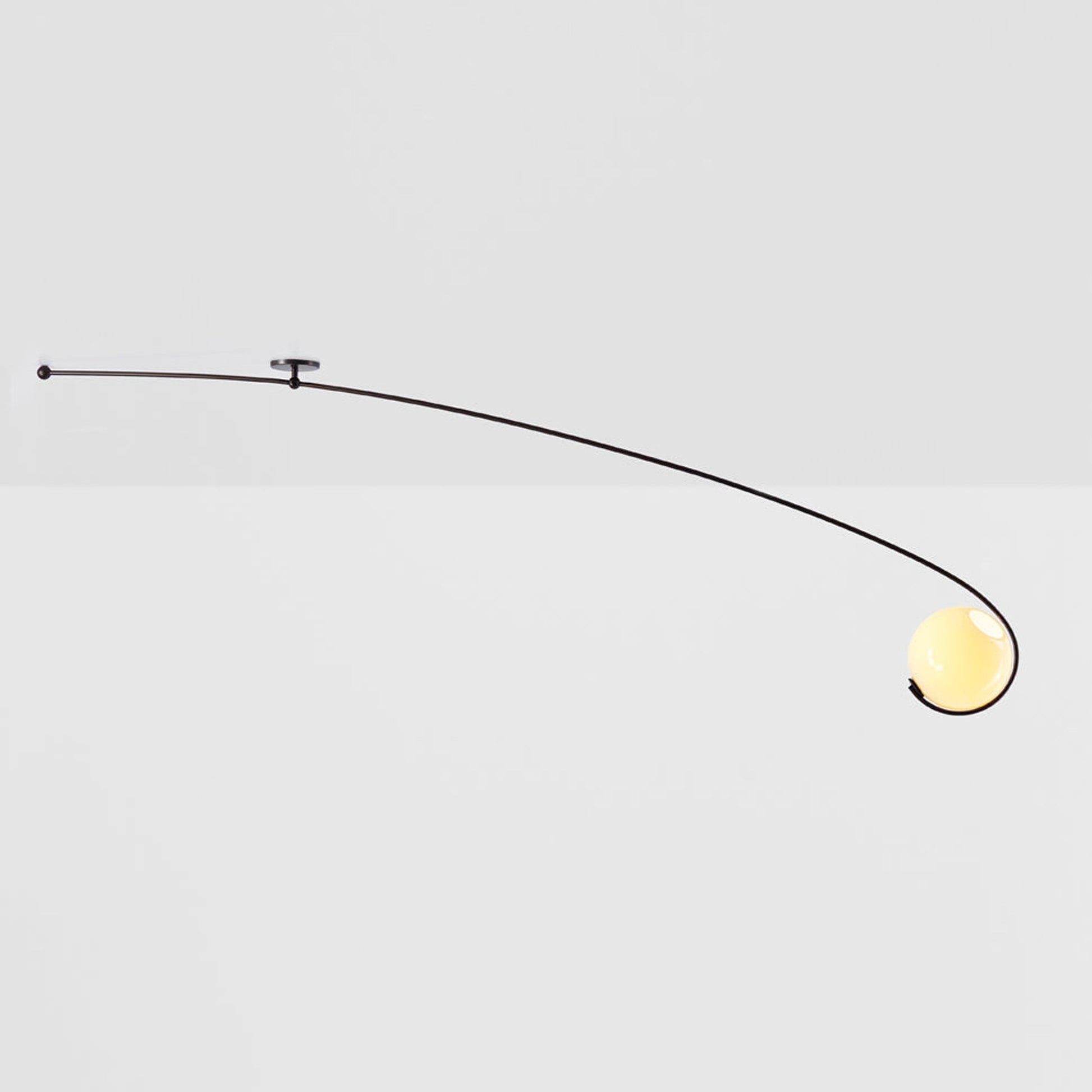 Fiddlehead Flush Mount Ceiling Light in Detail.