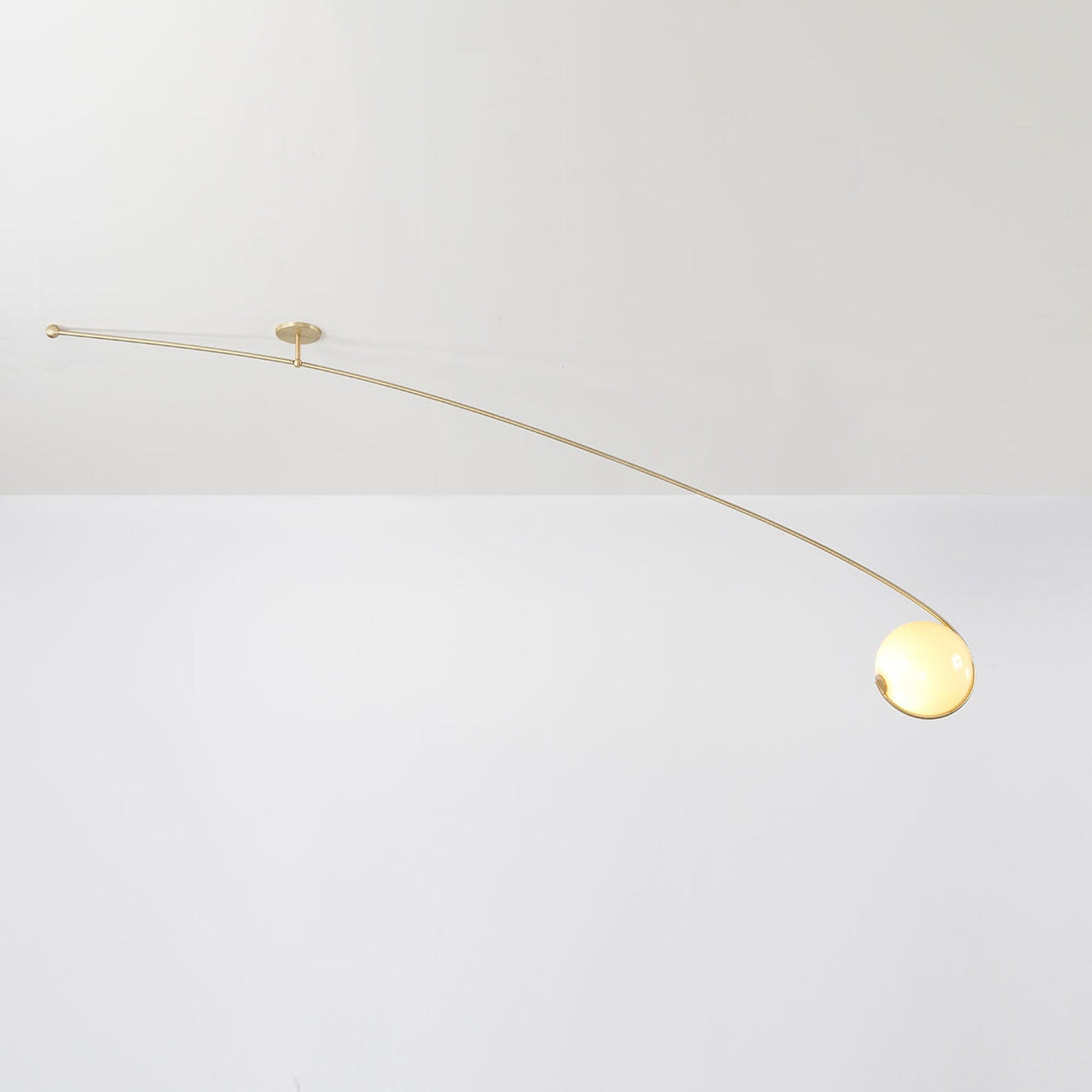 Fiddlehead Flush Mount Ceiling Light in Detail.