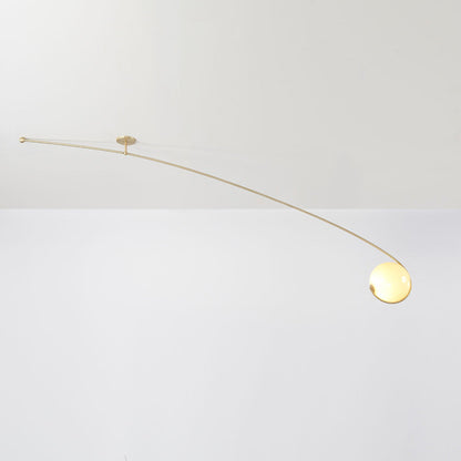 Fiddlehead Flush Mount Ceiling Light in Detail.
