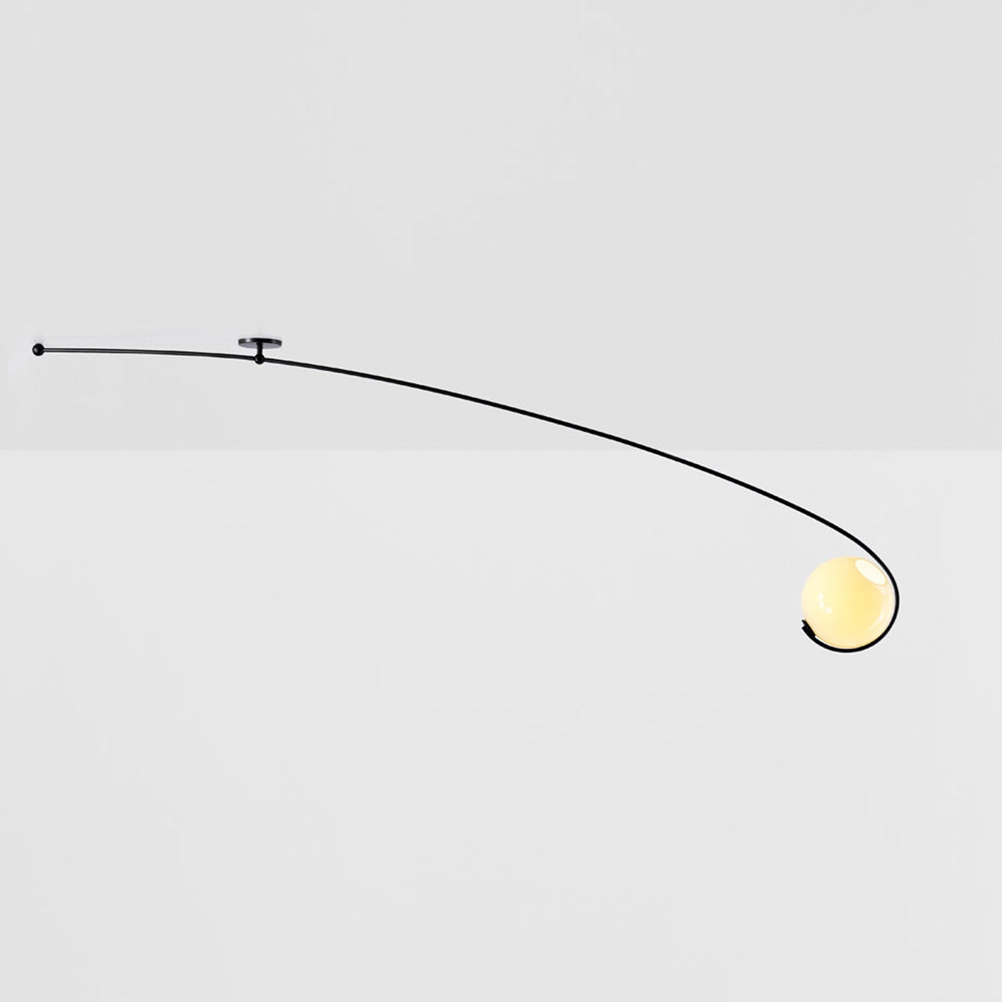 Fiddlehead Flush Mount Ceiling Light in Detail.