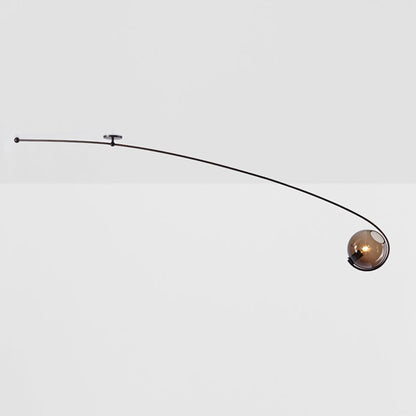 Fiddlehead Flush Mount Ceiling Light in Detail.