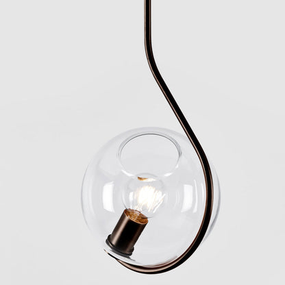 Fiddlehead Pendant Light in Detail.