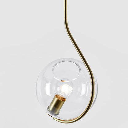 Fiddlehead Pendant Light in Detail.