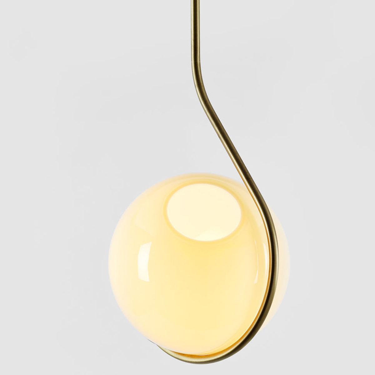 Fiddlehead Pendant Light in Detail.