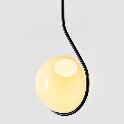 Fiddlehead Pendant Light in Detail.