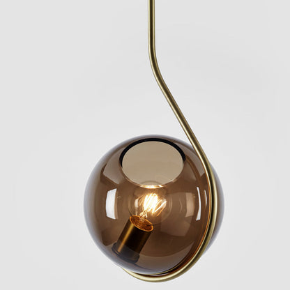 Fiddlehead Pendant Light in Detail.