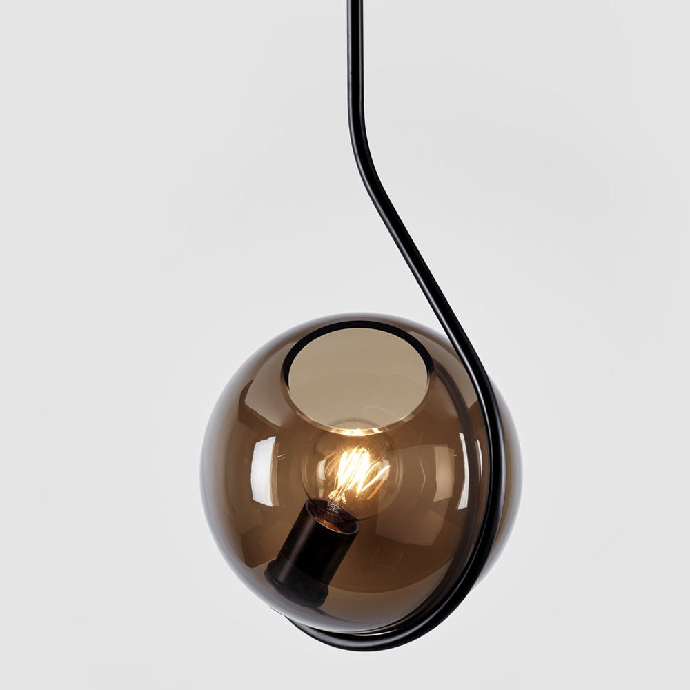 Fiddlehead Pendant Light in Detail.