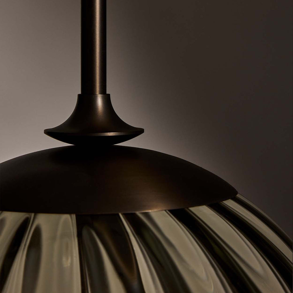 The Roll and Hill Globe LED Pendant Light in Detail.