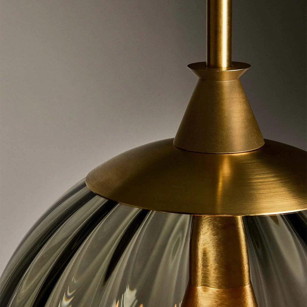 The Roll and Hill Globe RAHP2 LED Pendant Light in Detail.