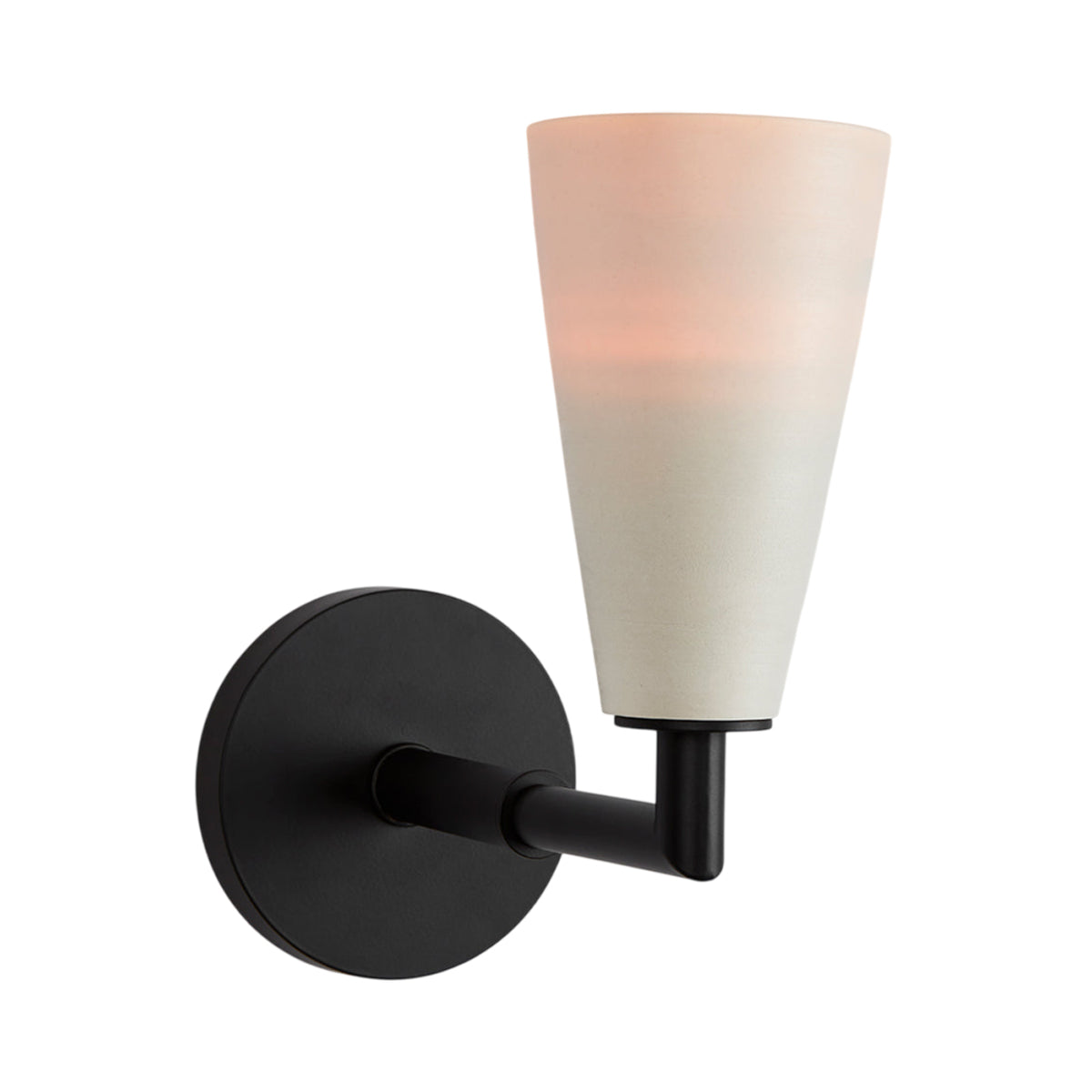 Grace Wall Light in Matte Black (Ceramic).