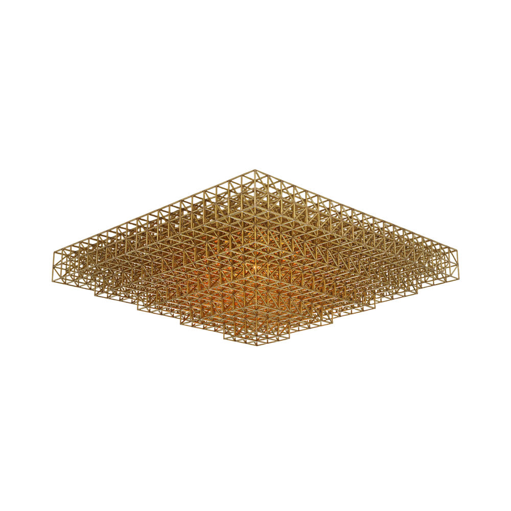 Gridlock LED Flush Mount Ceiling Light.