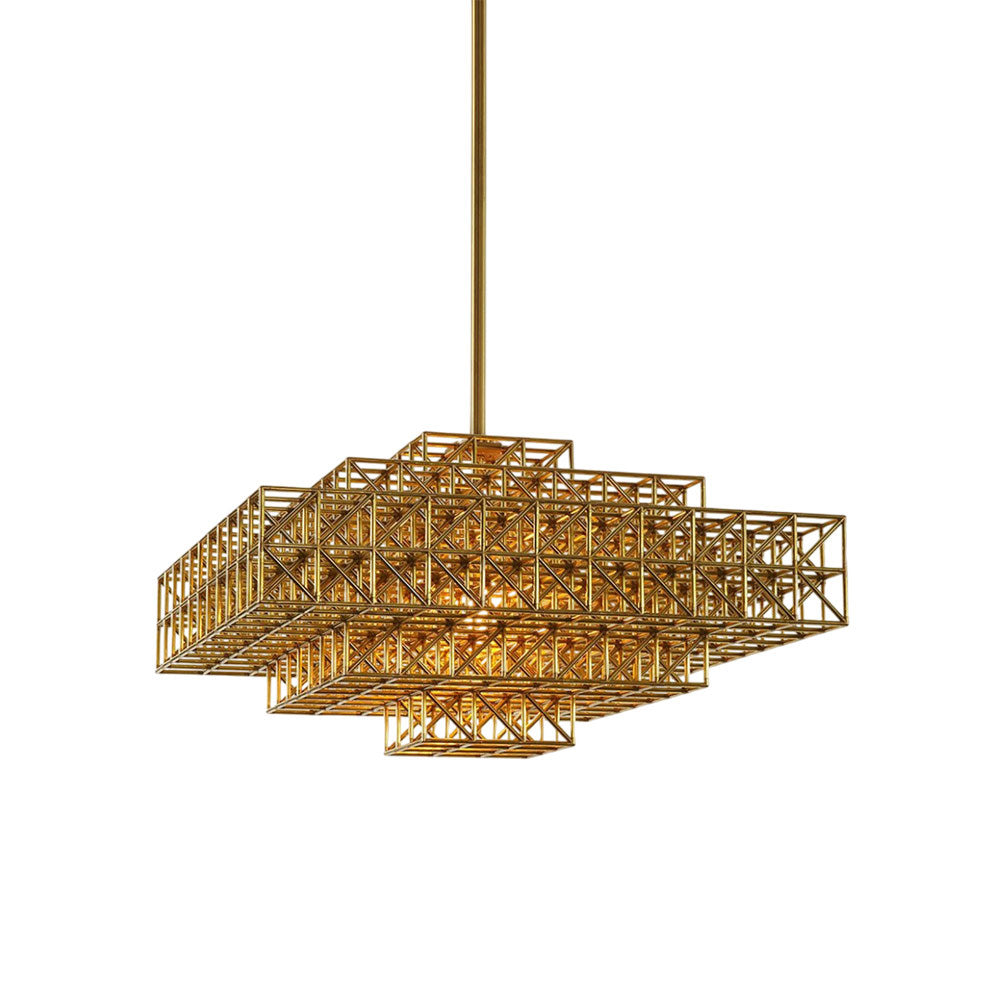 Gridlock LED Chandelier.