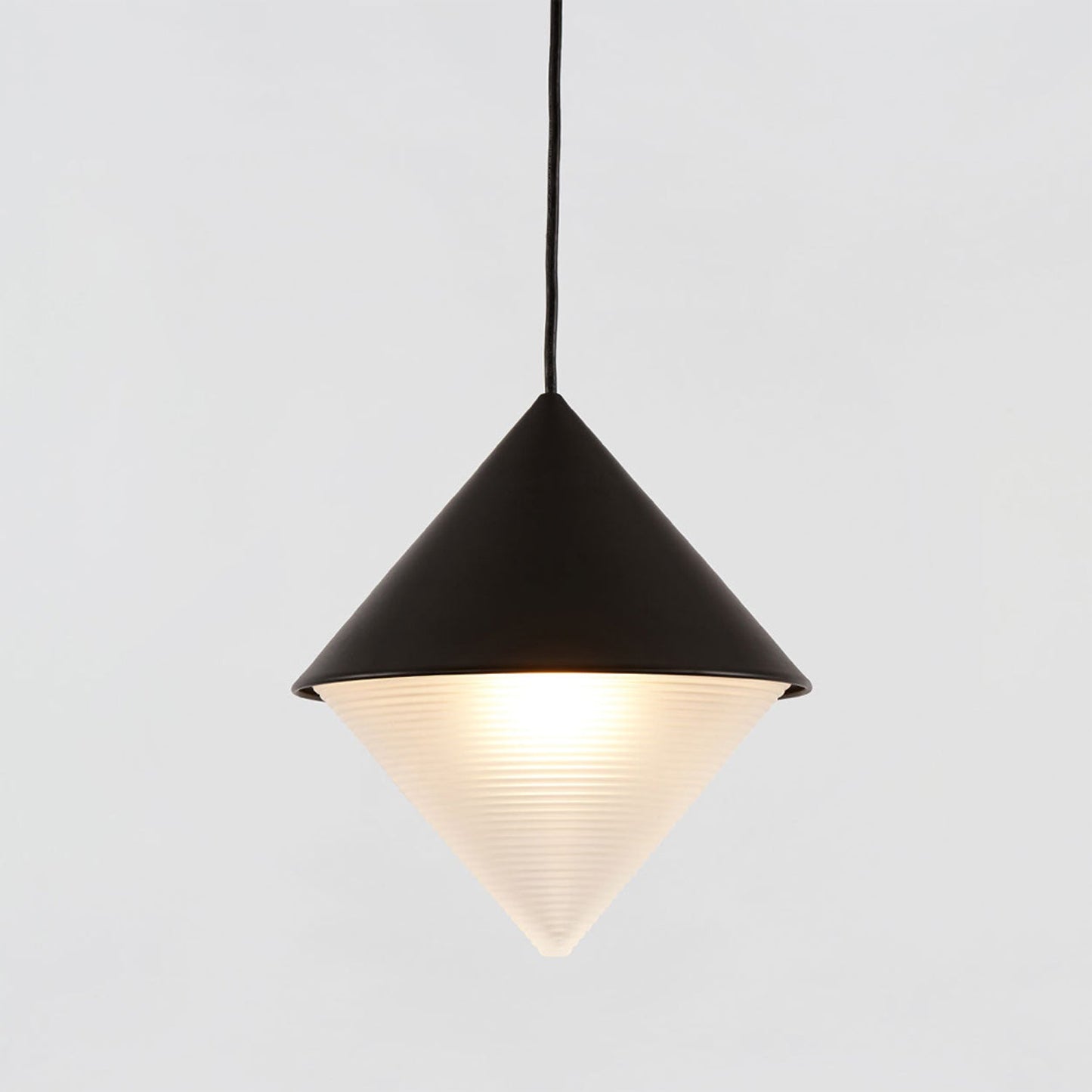 Half and Half Cone Pendant Light in Detail.
