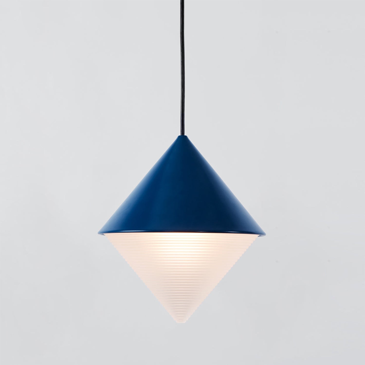 Half and Half Cone Pendant Light in Detail.