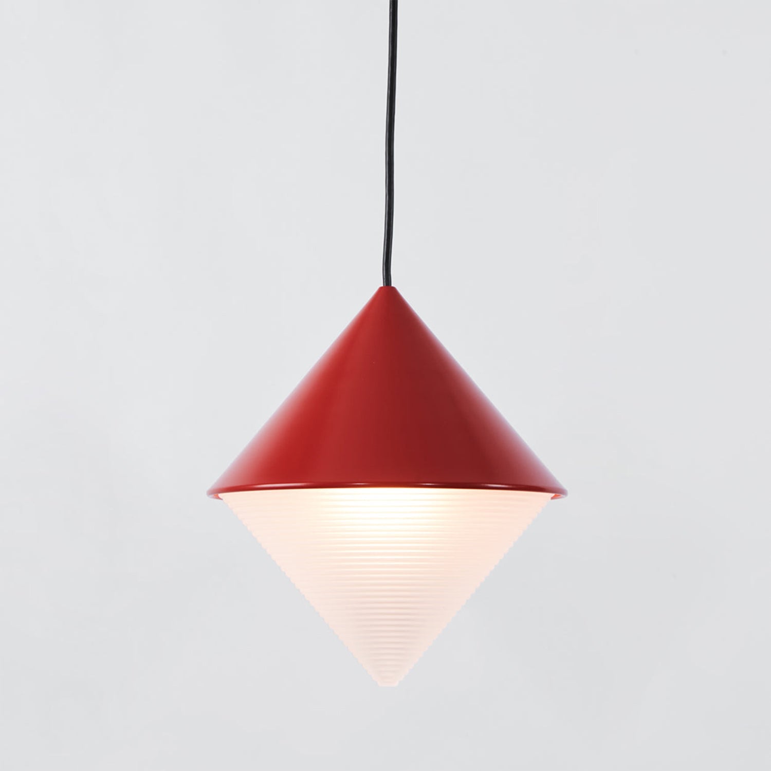 Half and Half Cone Pendant Light in Detail.