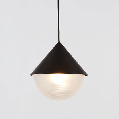 Half and Half Hemisphere Pendant Light in Detail.