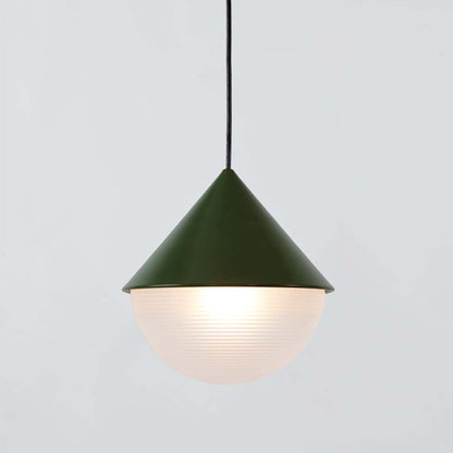 Half and Half Hemisphere Pendant Light in Detail.