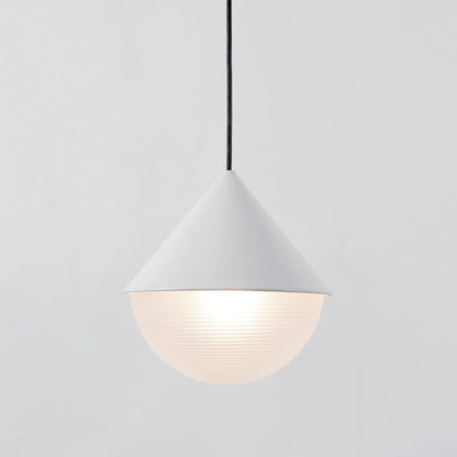 Half and Half Hemisphere Pendant Light in Detail.