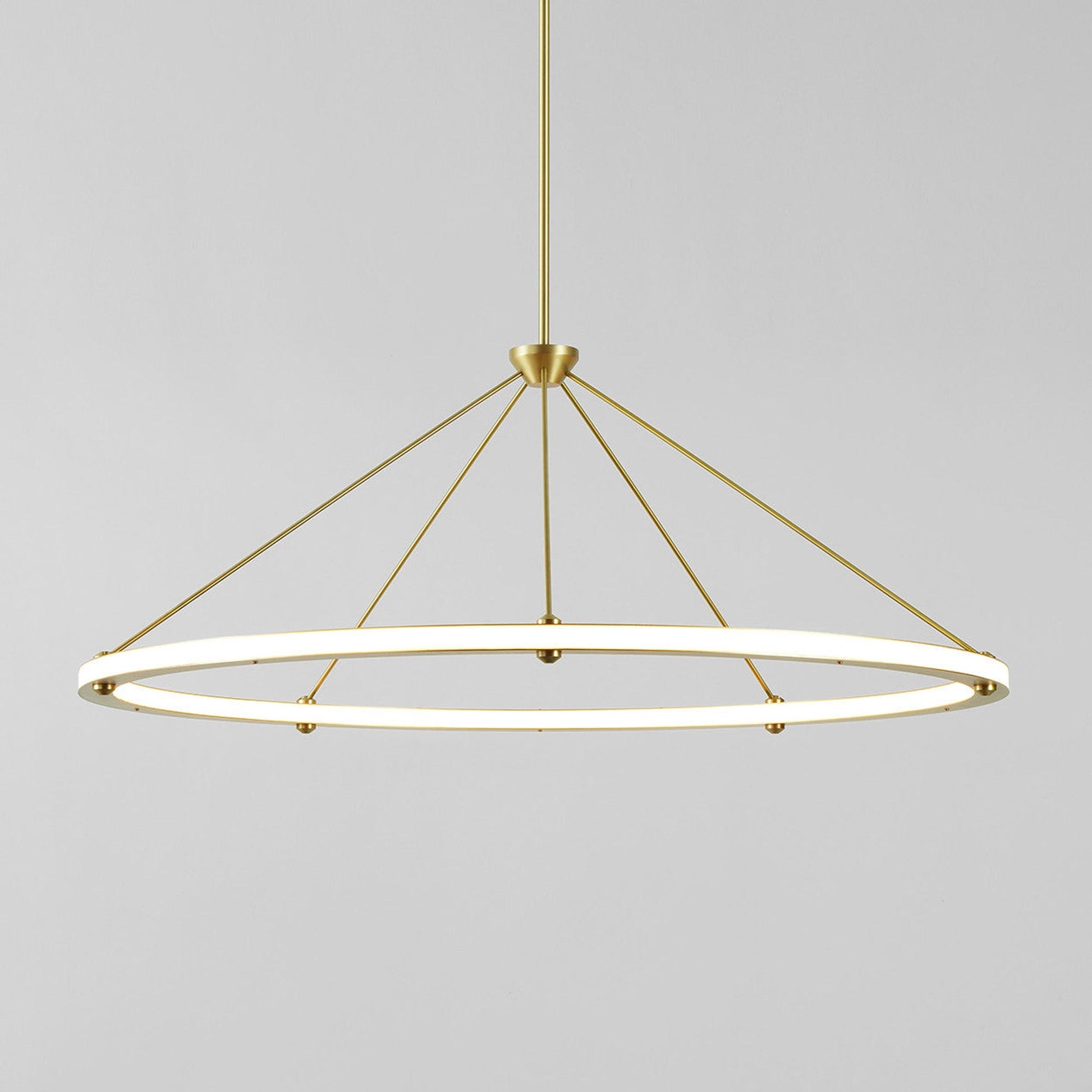 Halo Circle LED Pendant Light in Detail.