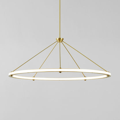 Halo Circle LED Pendant Light in Detail.