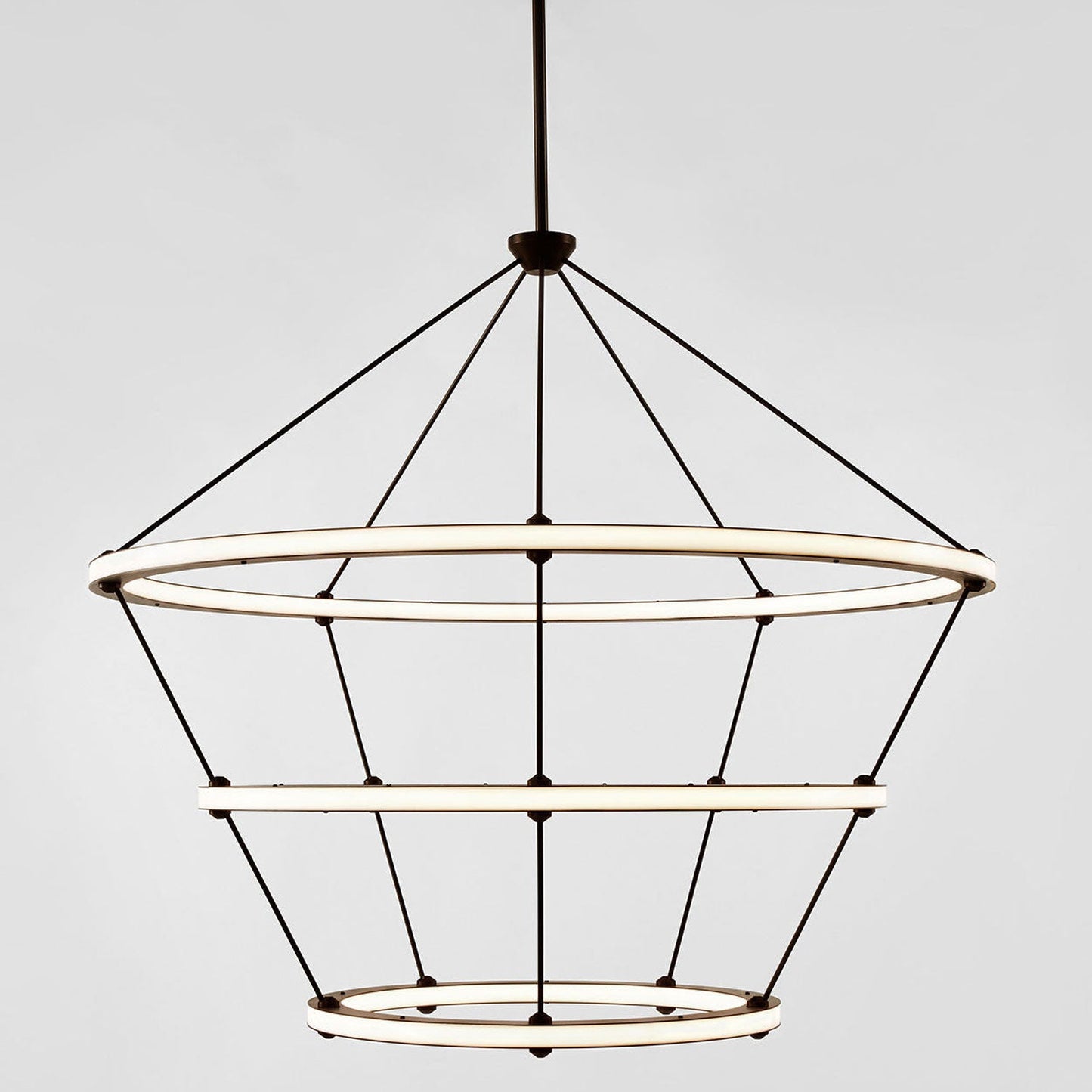 Halo LED Chandelier in Detail.