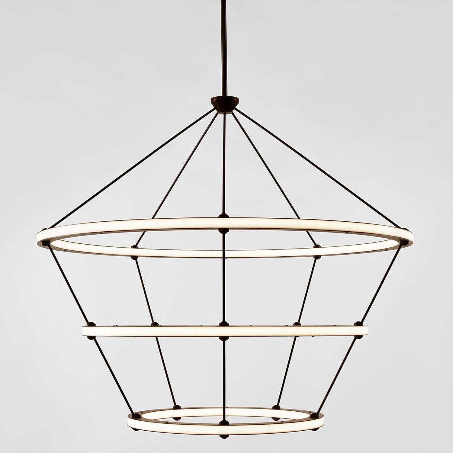 Halo LED Chandelier in Detail.
