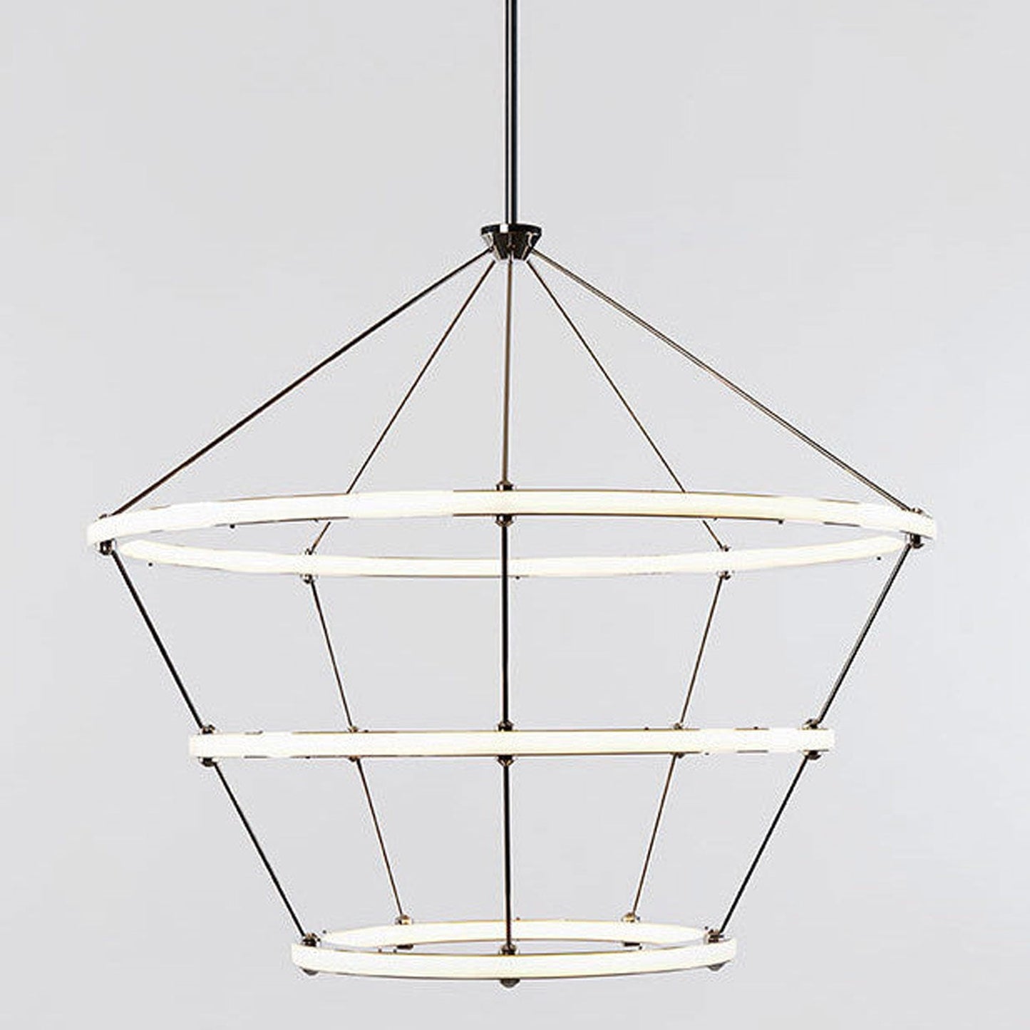 Halo LED Chandelier in Detail.