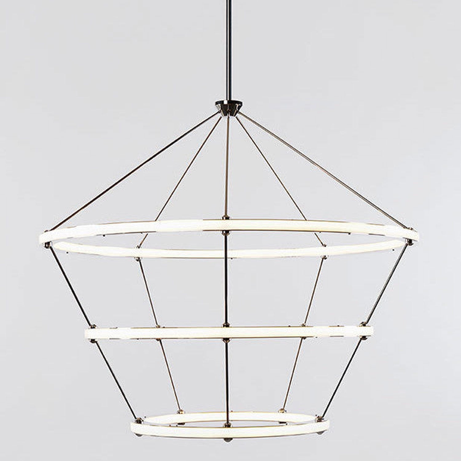 Halo LED Chandelier in Detail.
