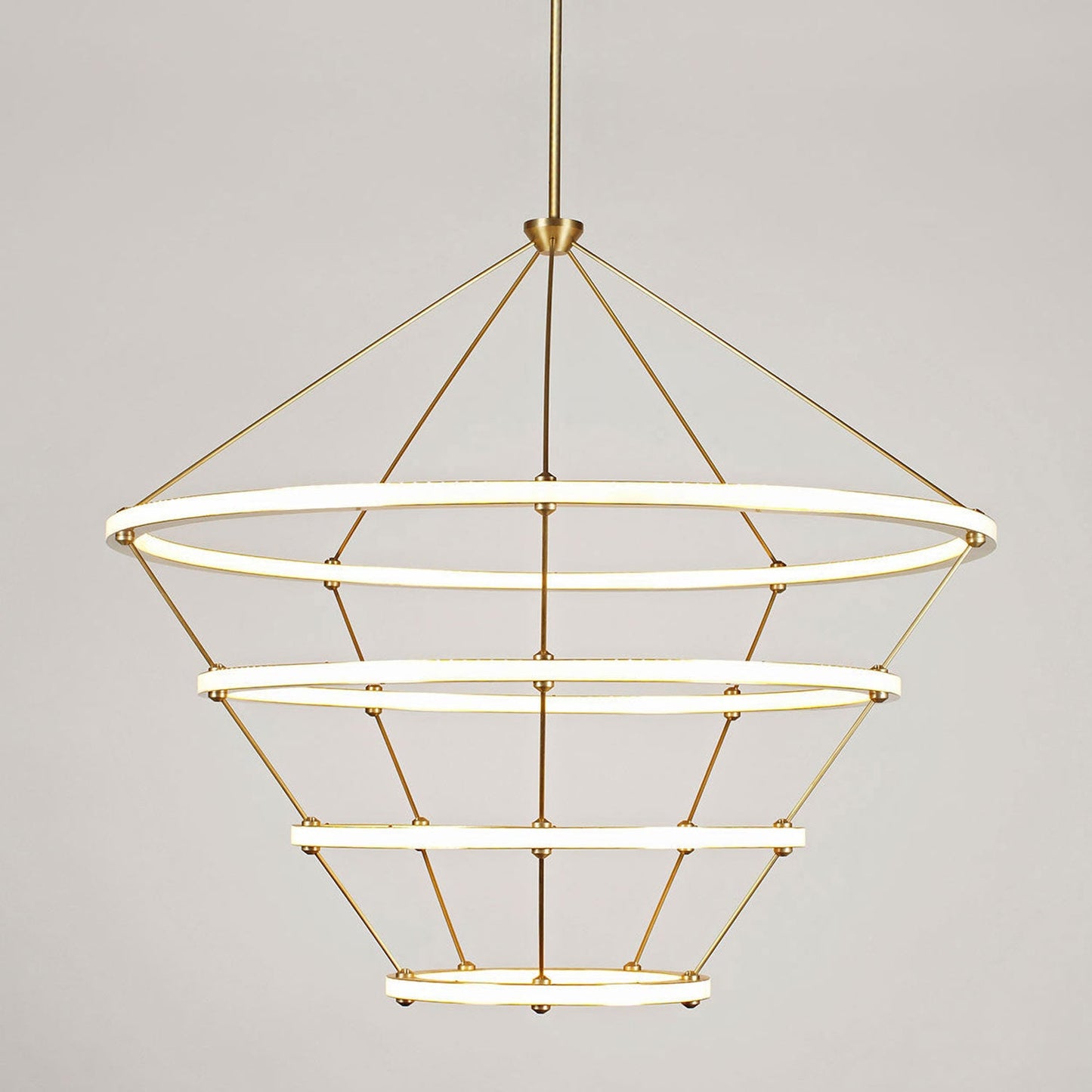 Halo LED Chandelier in Detail.