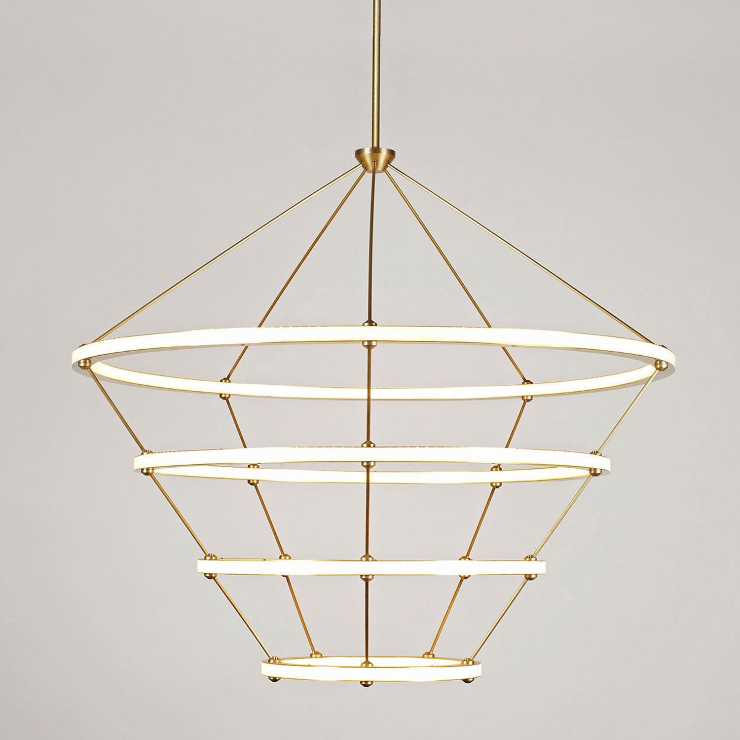 Halo LED Chandelier in Detail.