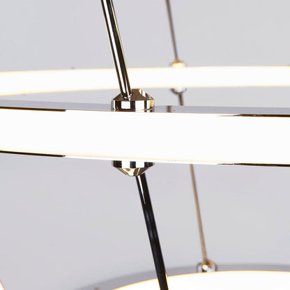 Halo LED Chandelier in Detail.