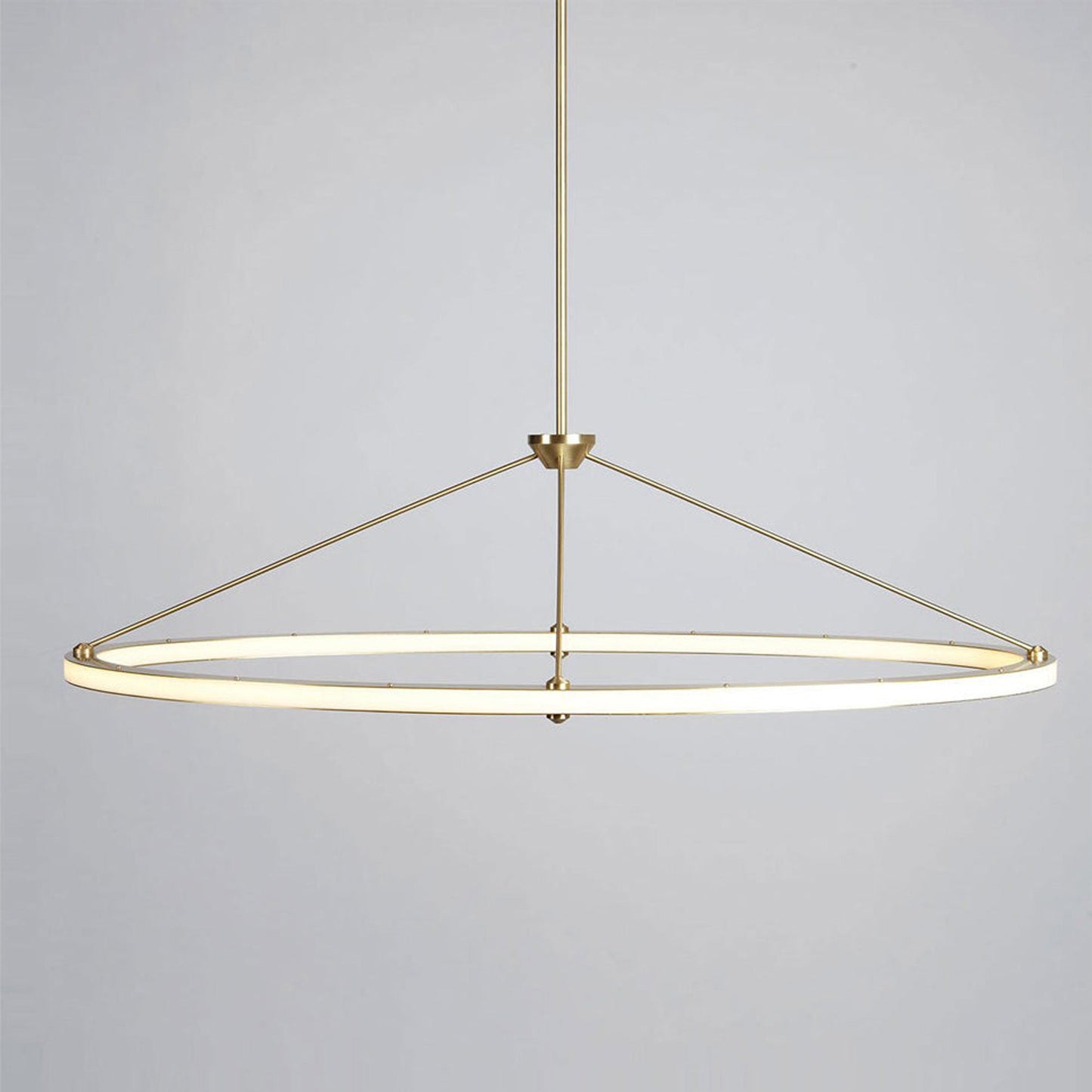 Halo Oval LED Pendant Light in Detail.