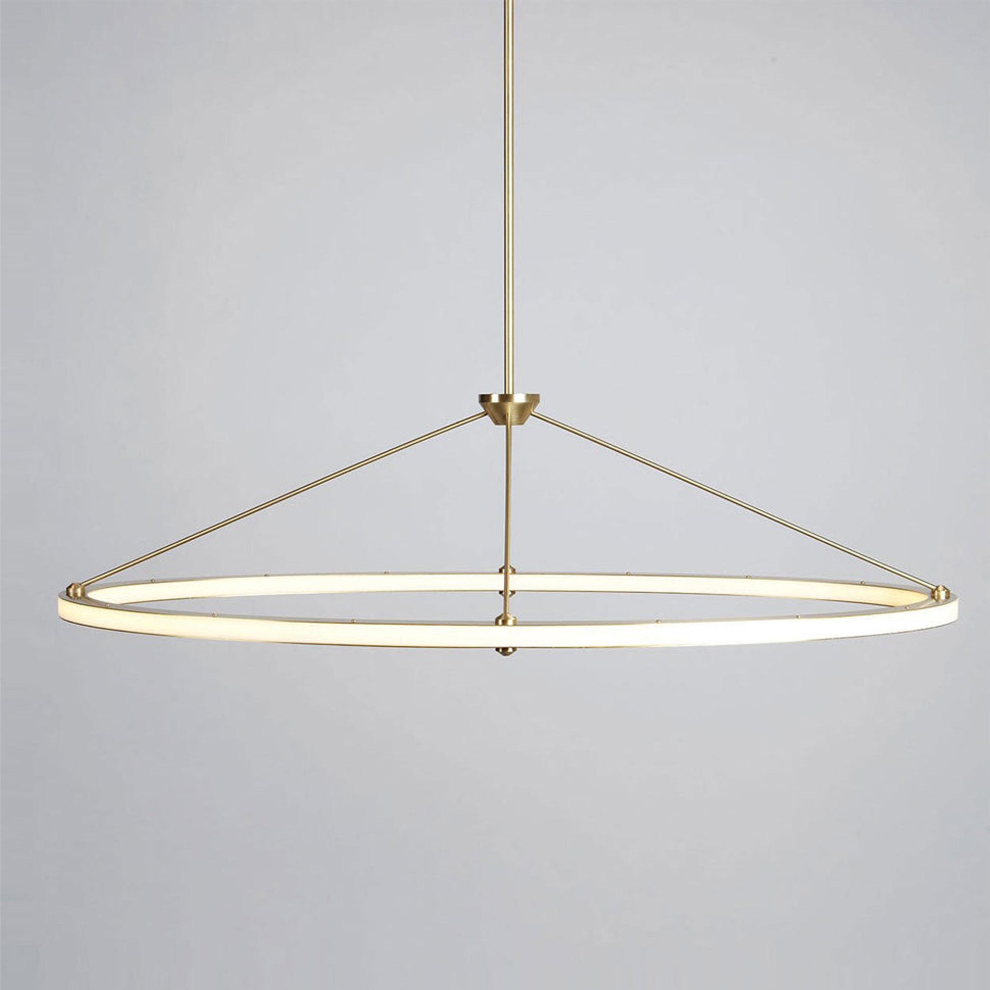 Halo Oval LED Pendant Light in Detail.