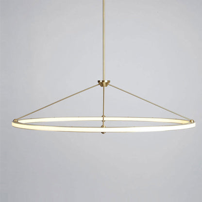 Halo Oval LED Pendant Light in Detail.
