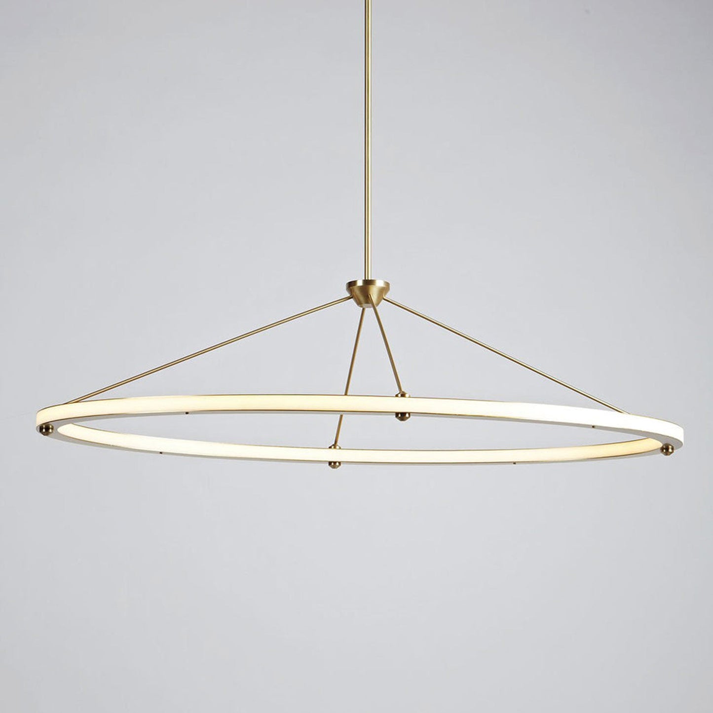 Halo Oval LED Pendant Light in Detail.