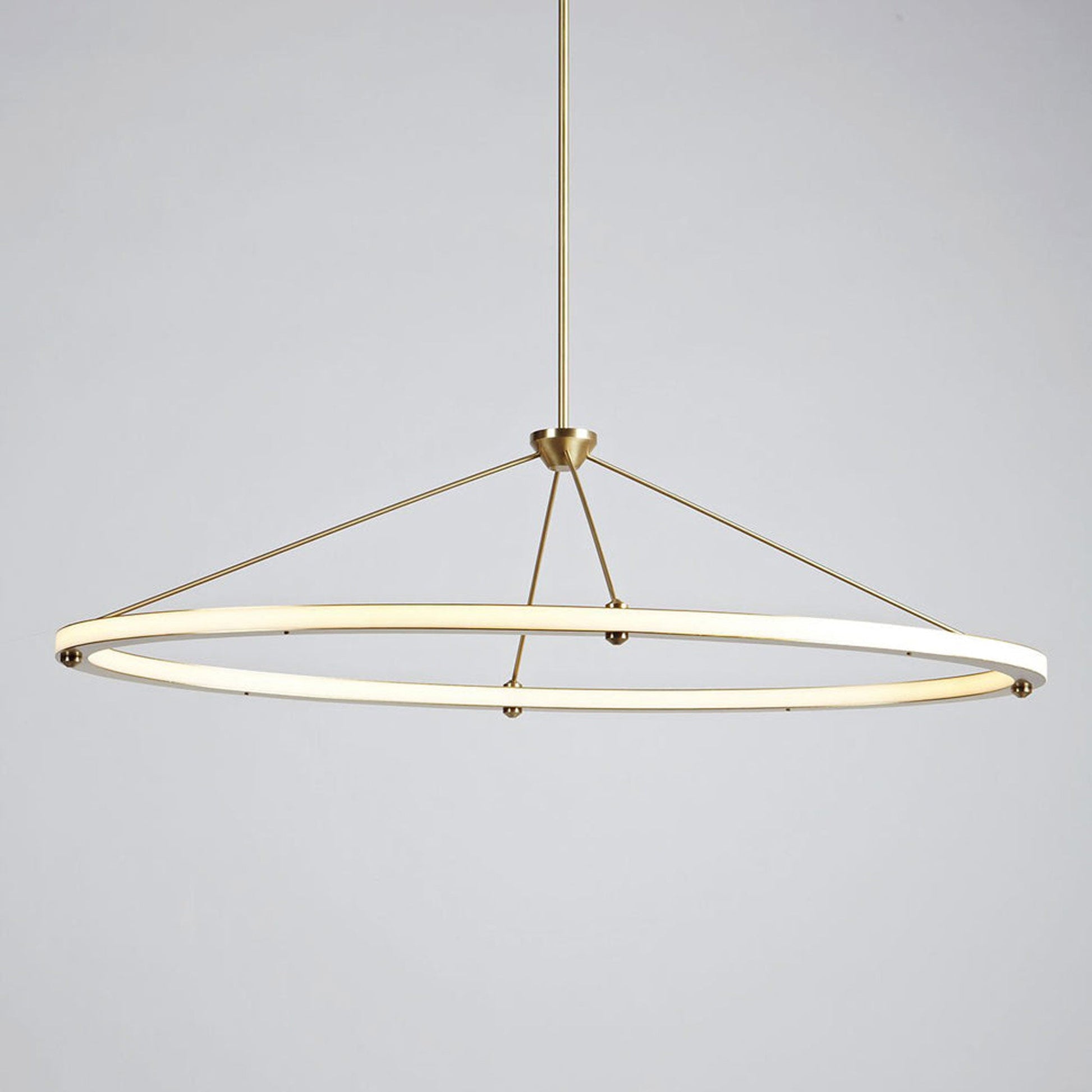 Halo Oval LED Pendant Light in Detail.