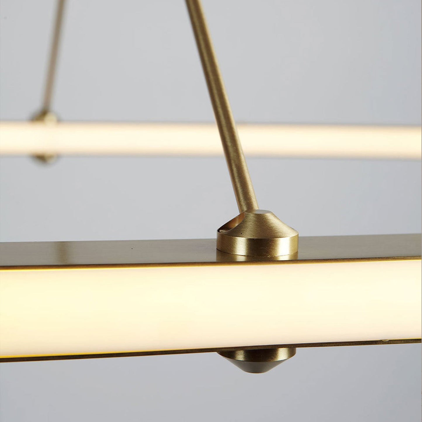 Halo Oval LED Pendant Light in Detail.