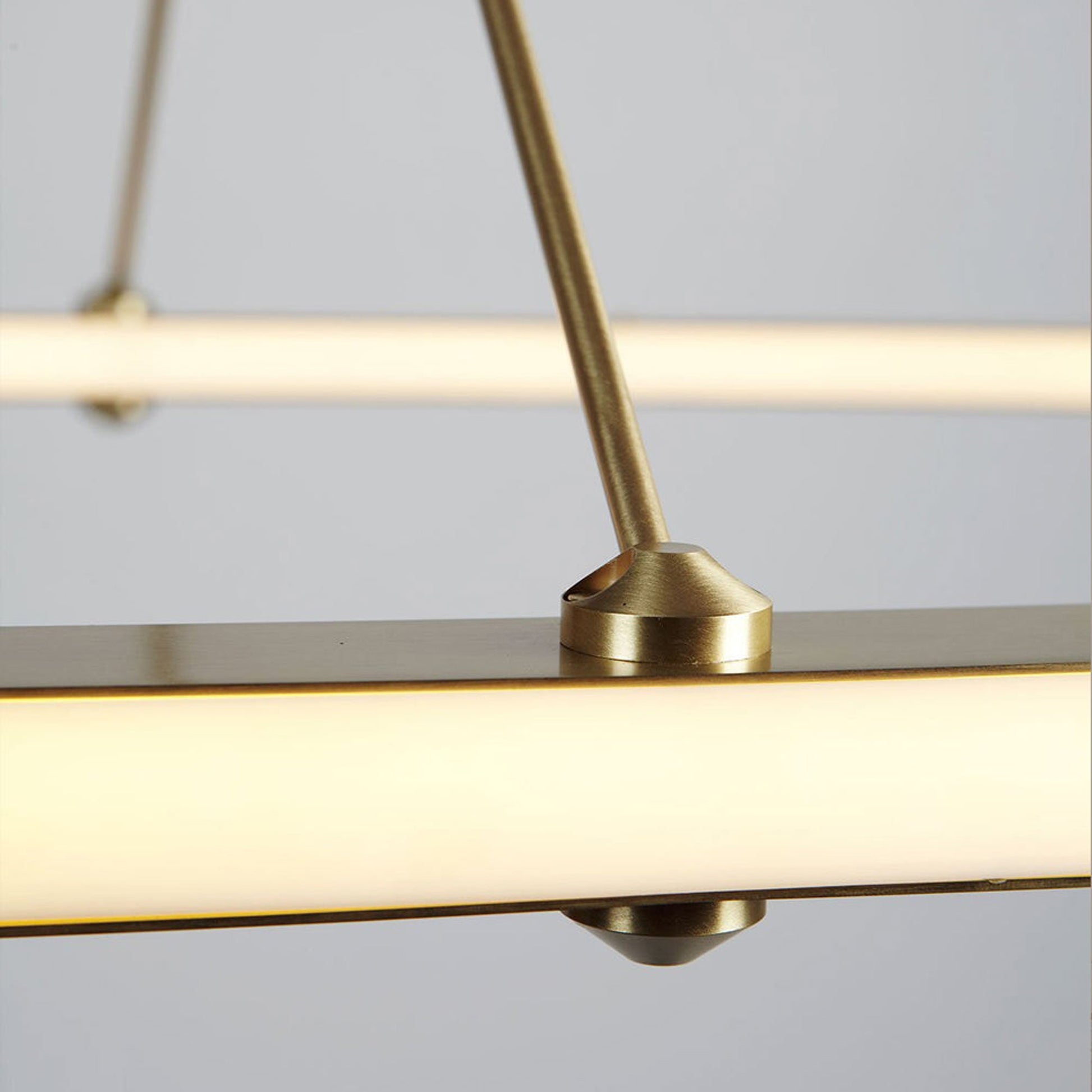 Halo Oval LED Pendant Light in Detail.
