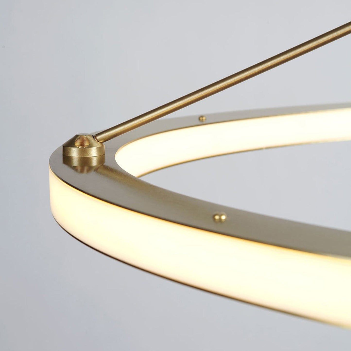 Halo Oval LED Pendant Light in Detail.