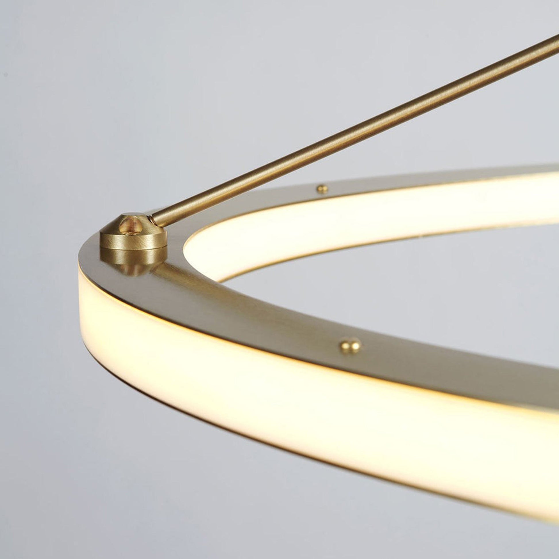 Halo Oval LED Pendant Light in Detail.