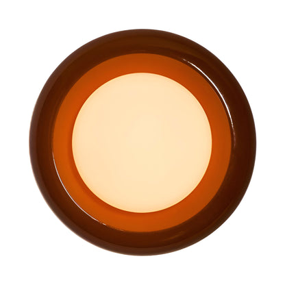 Humboldt LED Wall Light in Cinnamon Ceramic.