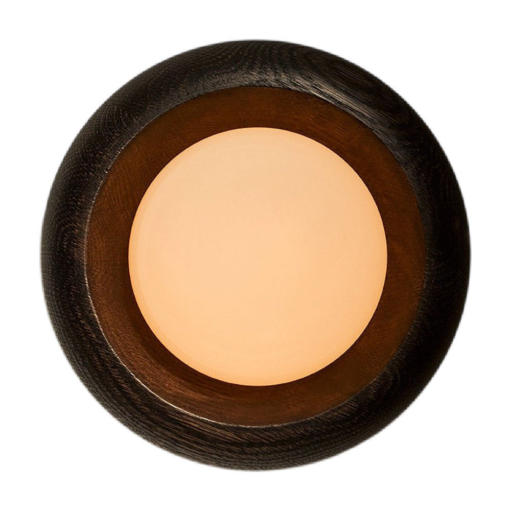 Humboldt LED Wall Light in Ebonized Oak (12-Inch).