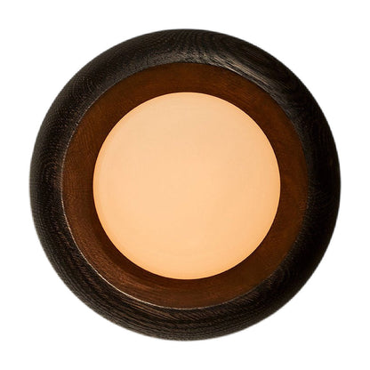 Humboldt LED Wall Light in Ebonized Oak (12-Inch).